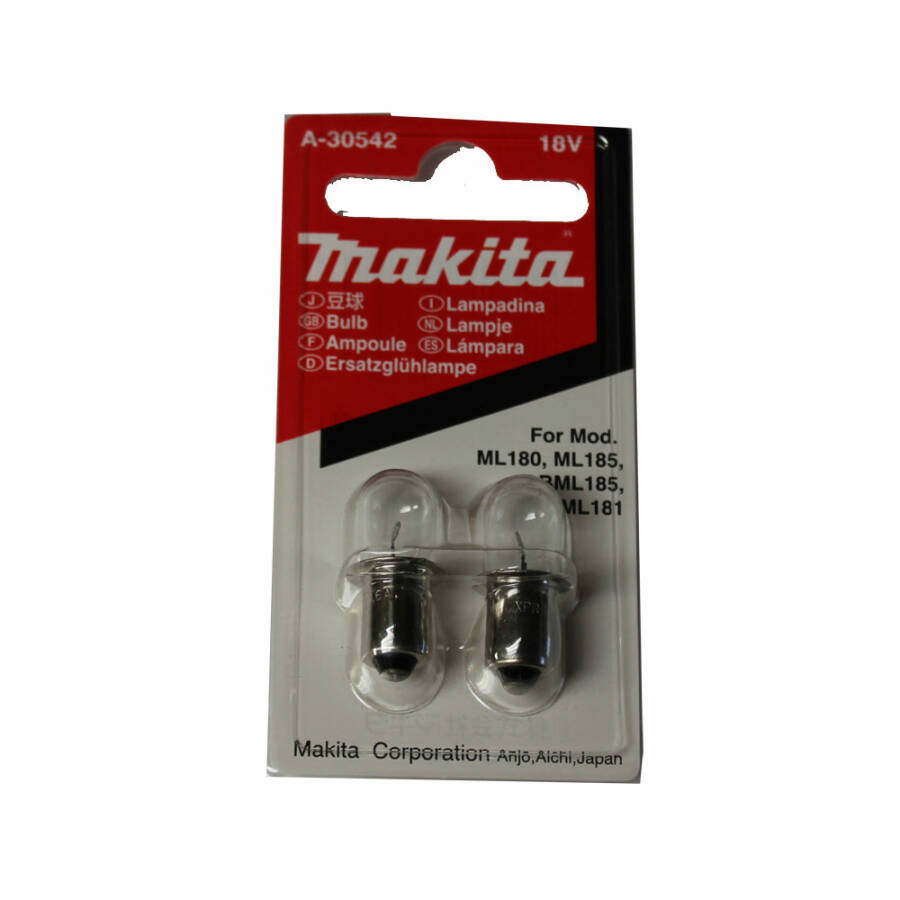 Makita A-30542 Ersatz Lampe 18 V (2Stk.) ML180/185