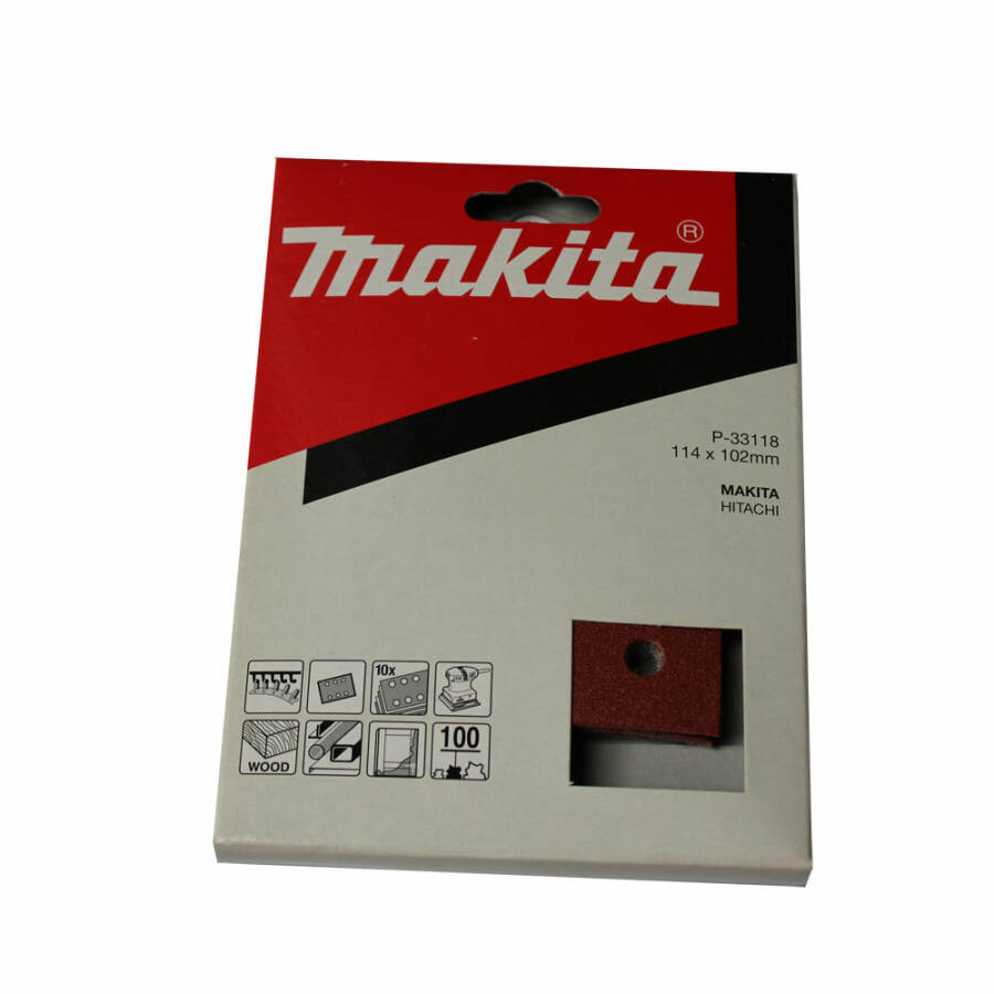 Makita Schleifpapier 114 x 102 mm K100 Inhalt 10 Stk.